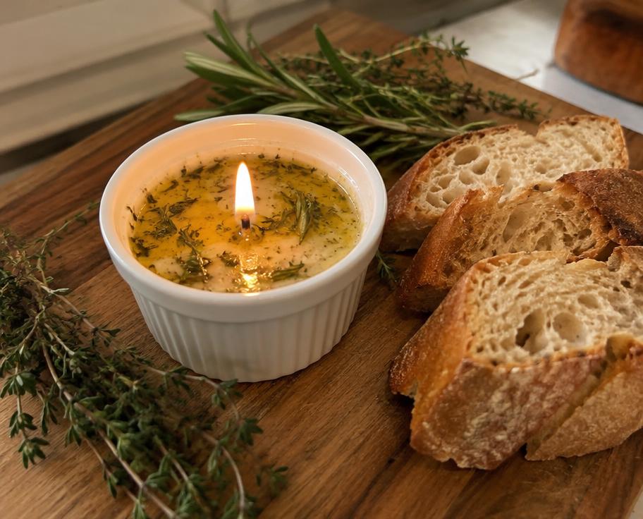 Illustrative candle photo, not a customer's result